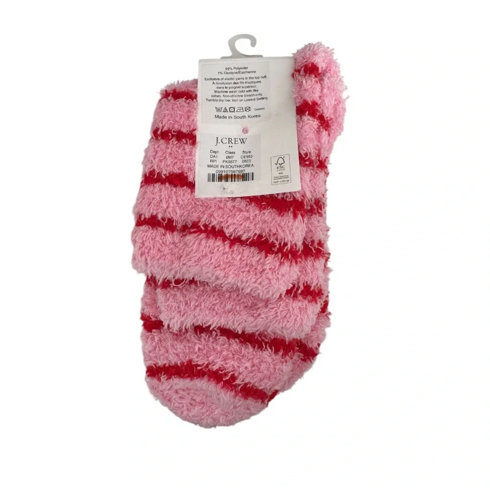 J. Crew Striped Cozy Boot Socks
